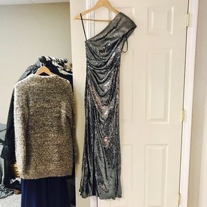 Sequin formal floor length dress